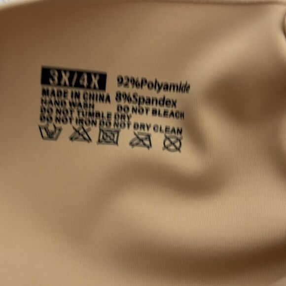 Frederick’s Of Hollywood Shaping Teddy Bodysuit Plus Size 3X/4X Nude NWT - Picture 7 of 7